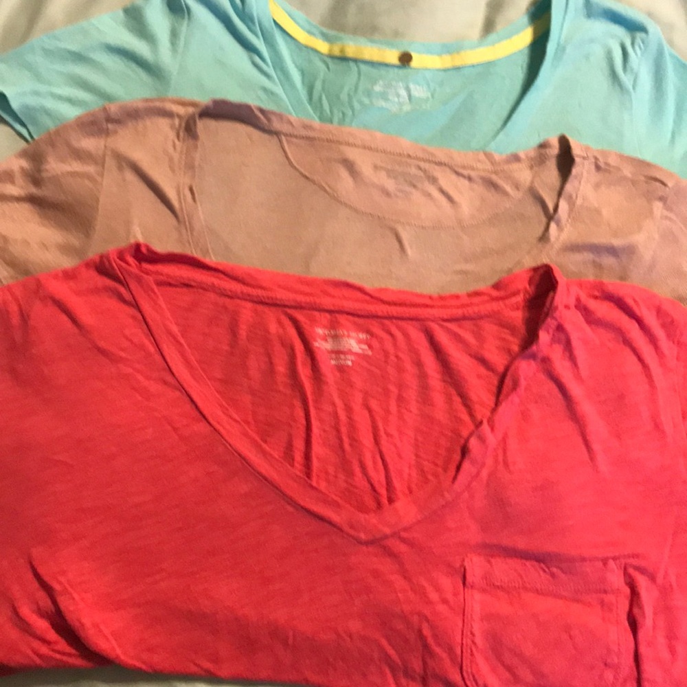 3 Victoria’s Secret sleep shirts. 1 M. 2 L
